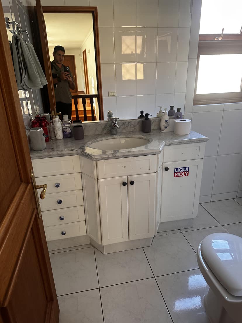 Remodelación LP, Baño · vista general (antes)